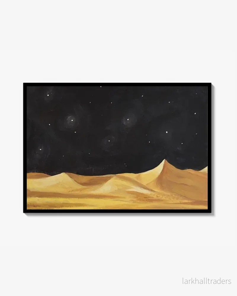 Desert at Night Poster Desert at Night Poster