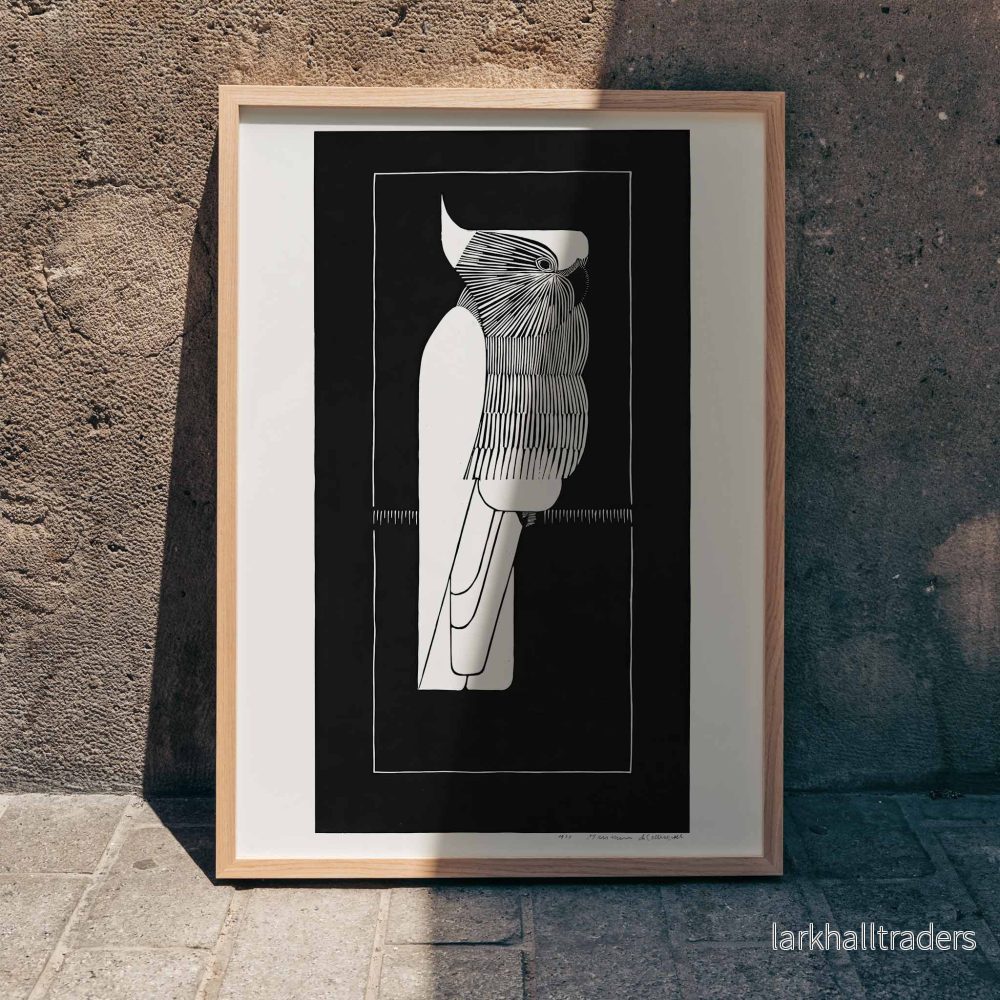 Gulkronad kakadua Poster