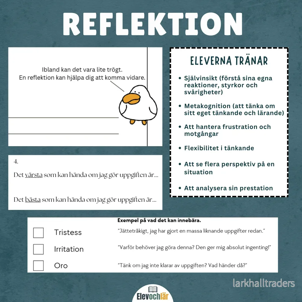 Reflektion - när jag inte vill göra en uppgift - Bild 2
