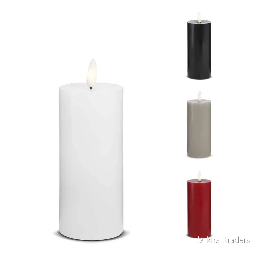 LED-ljus -1 st. – ø5 x 15 cm – m/3D låga – (flera färger) LED-ljus -1 st. – ø5 x 15 cm – m/3D låga – (flera färger)