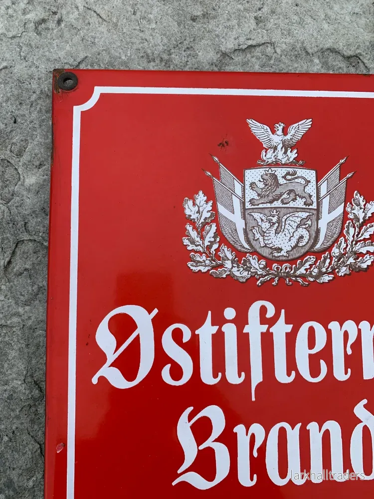 Emaljskylt - Østifternes Brandförsäkring - Bild 2