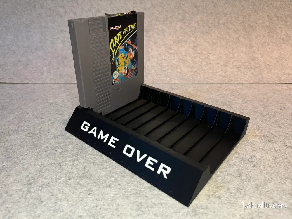 Spelställ för 10 NES-spel – GAME OVER