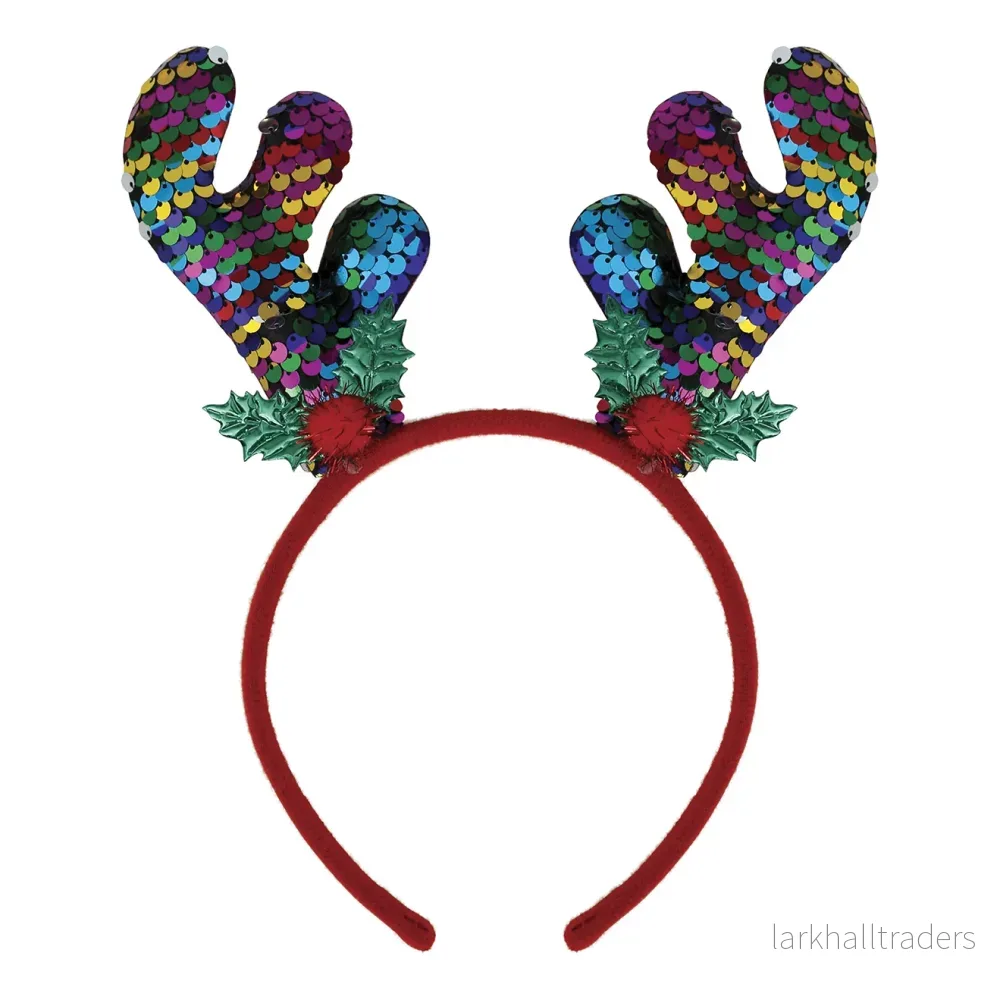 Juldiadem, renhorn multicolor