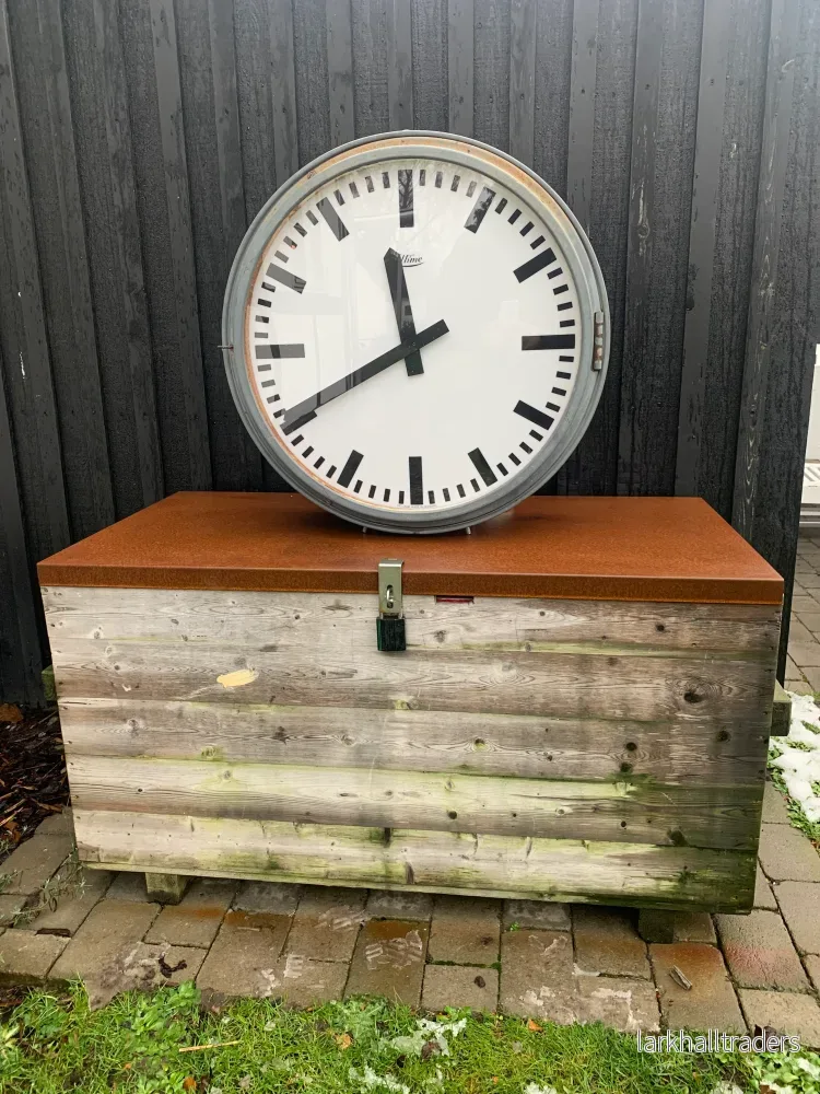Stor dubbelsidig DSB järnvägsklocka - Bild 2
