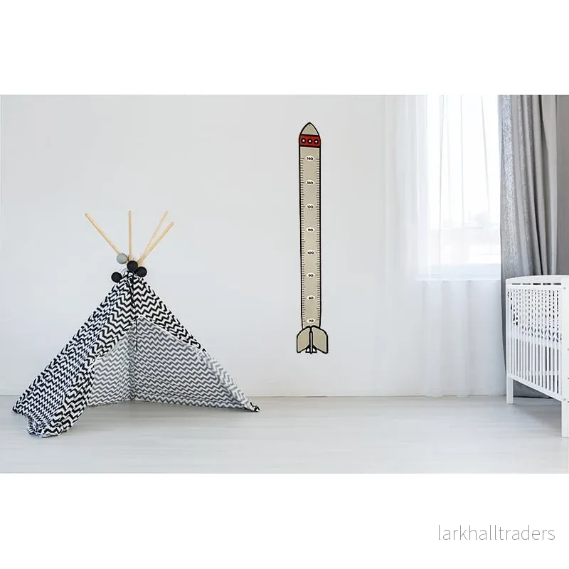 Höjdmätare för barn – raket – 15 x 100 cm Höjdmätare för barn – raket – 15 x 100 cm