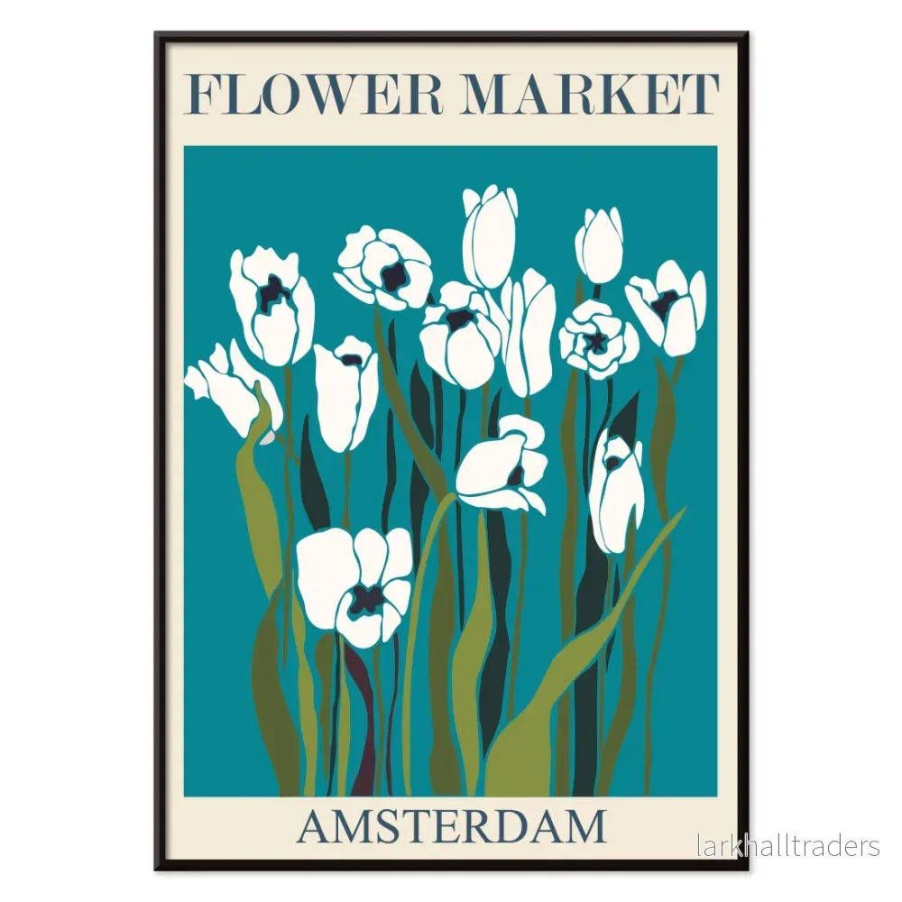 Blomstermarknad Amsterdam 2 Poster - Bild 2