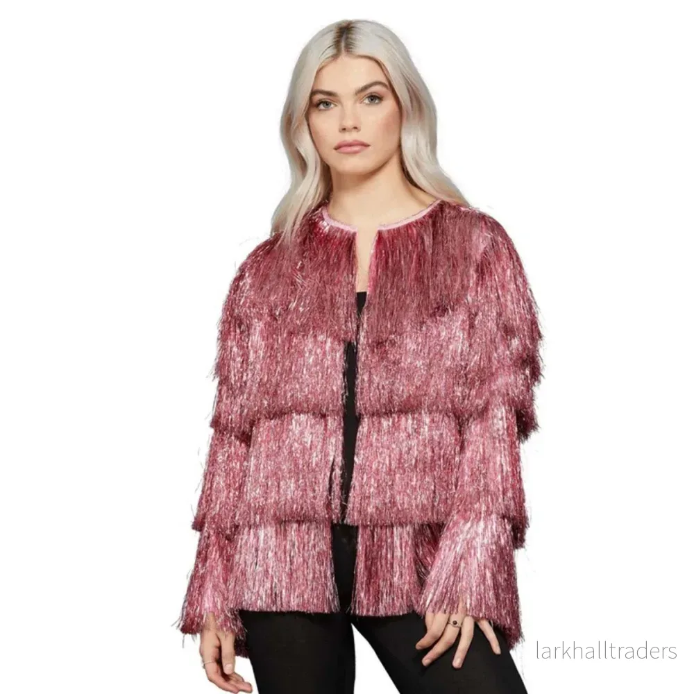 Glitterjacka, Fever rosé L/XL Glitterjacka, Fever rosé L/XL