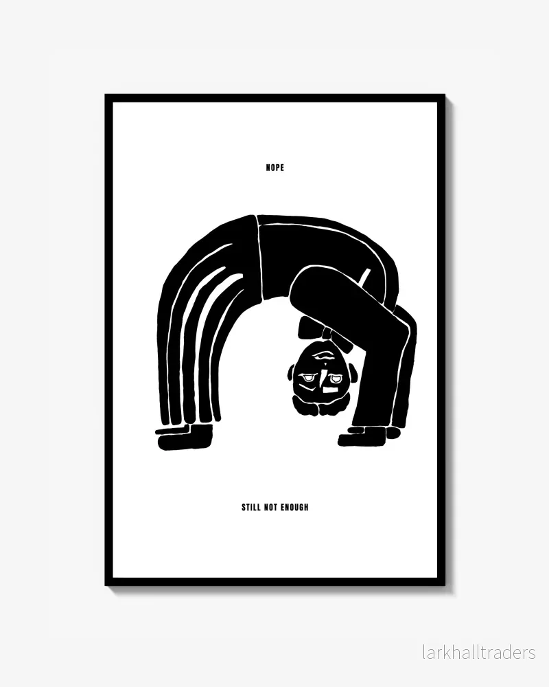 Bending over backwards Poster