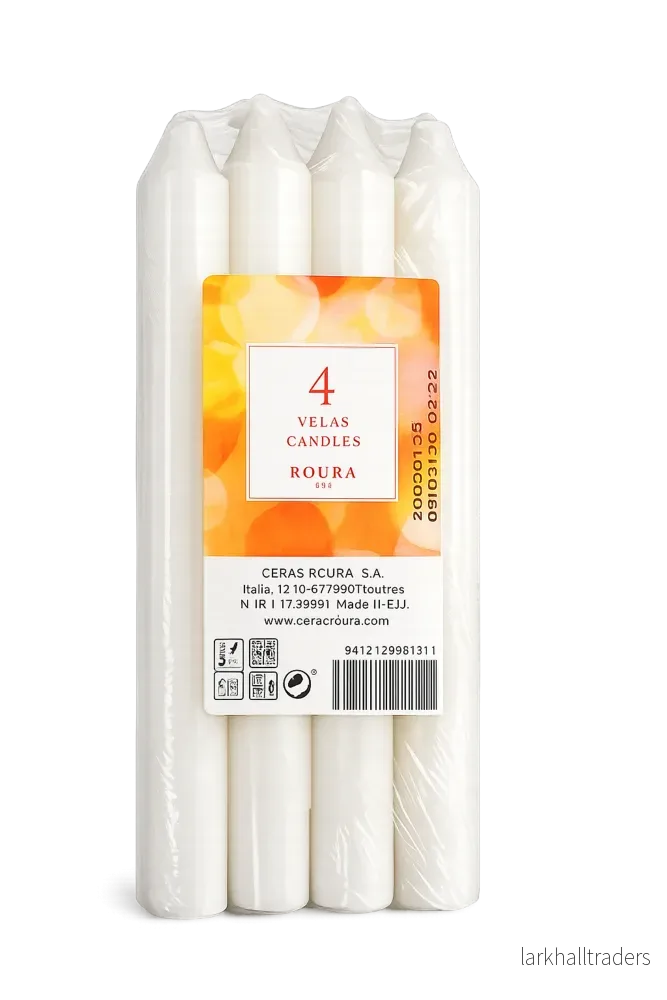 Kronljus Basic Cylindriska Ljus 170x20 mm 4-pack