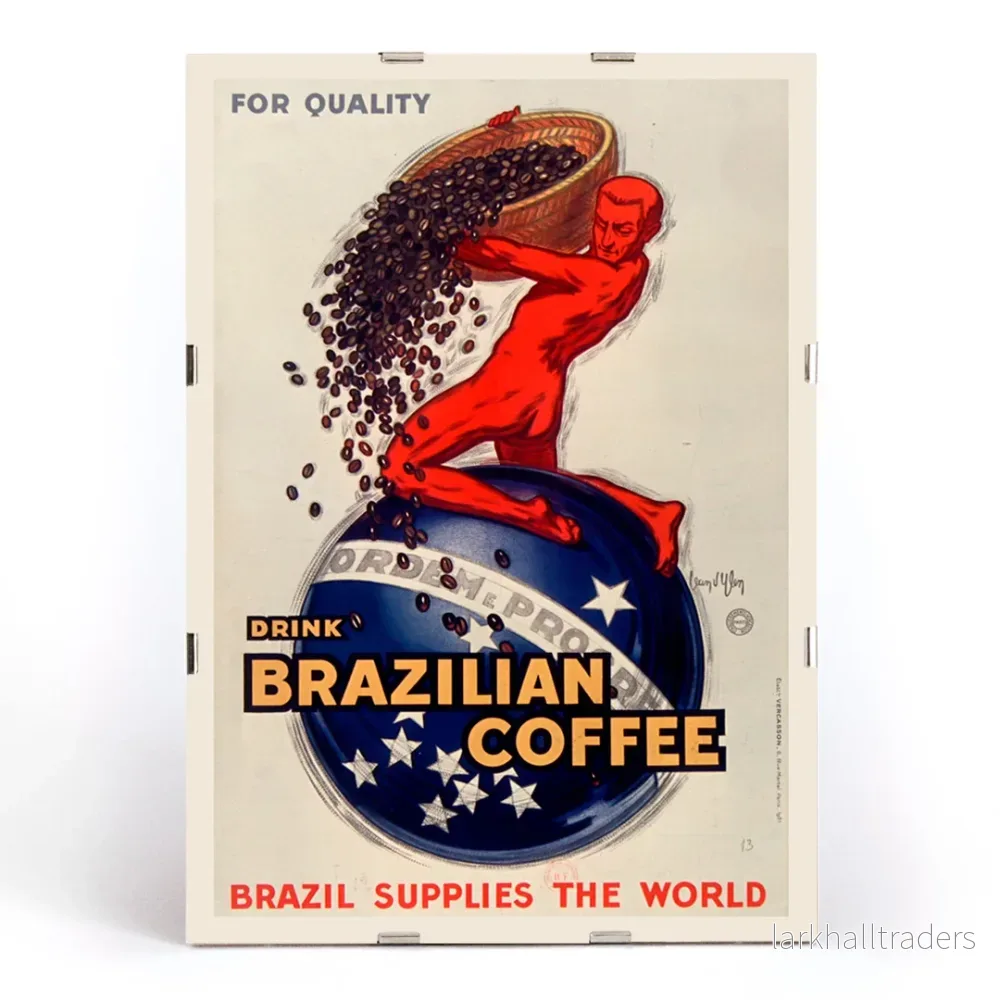 Drick brasilianskt kaffe Poster - Bild 3