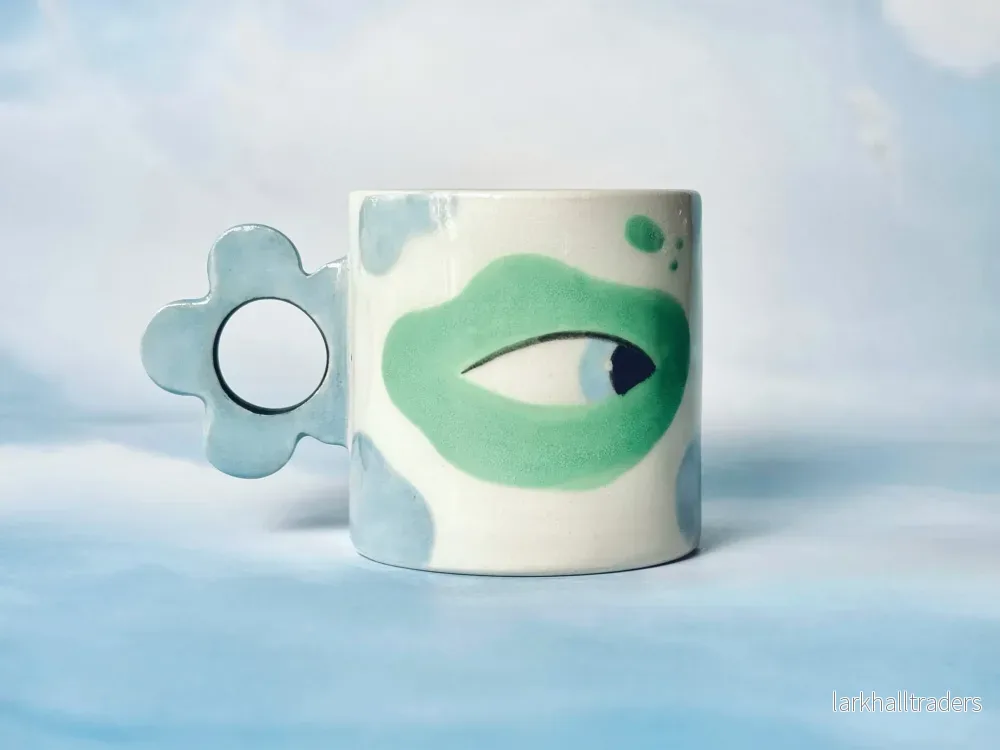 Espresso blommugg – Celia - Bild 3