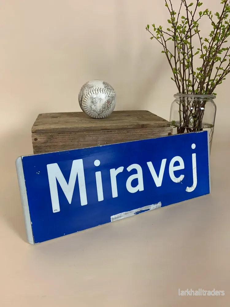 Vägskylt - Miravej - Bild 2