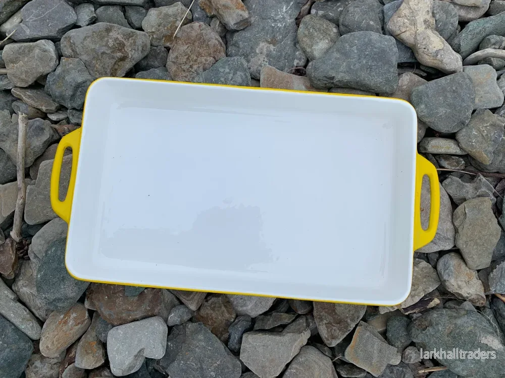 Stort Copco fat gjutjärn med emalj - Bild 2