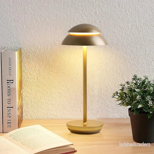 NoirLite – Uppladdningsbar svart bordslampa med justerbar ljusstyrka – Trådlös belysning för hem och kontor - Bild 3