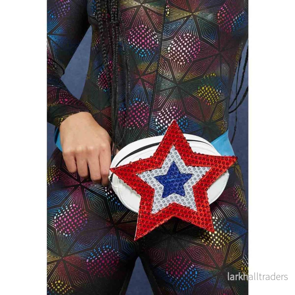 Midjeväska, Fever americana sequin star bum bag blue Midjeväska, Fever americana sequin star bum bag blue