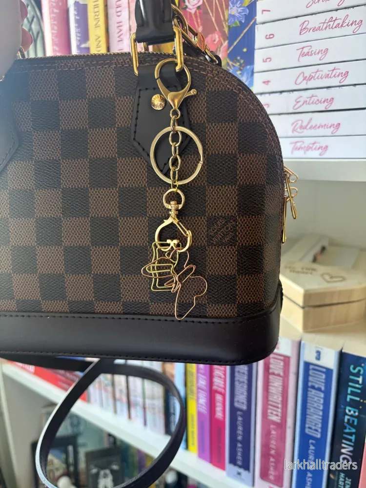 Nyckelring – Bag charm Boookmarks on the go