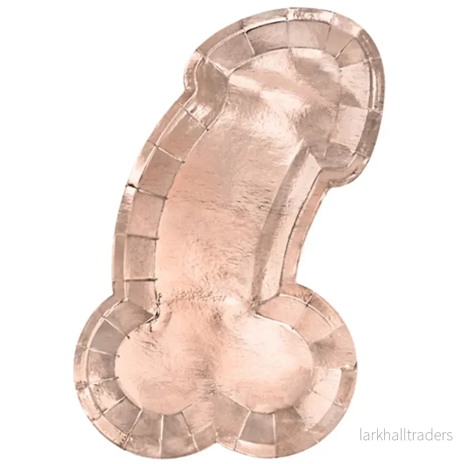 Tallrik, penis roséguld 26×15 cm 6 st Tallrik, penis roséguld 26×15 cm 6 st