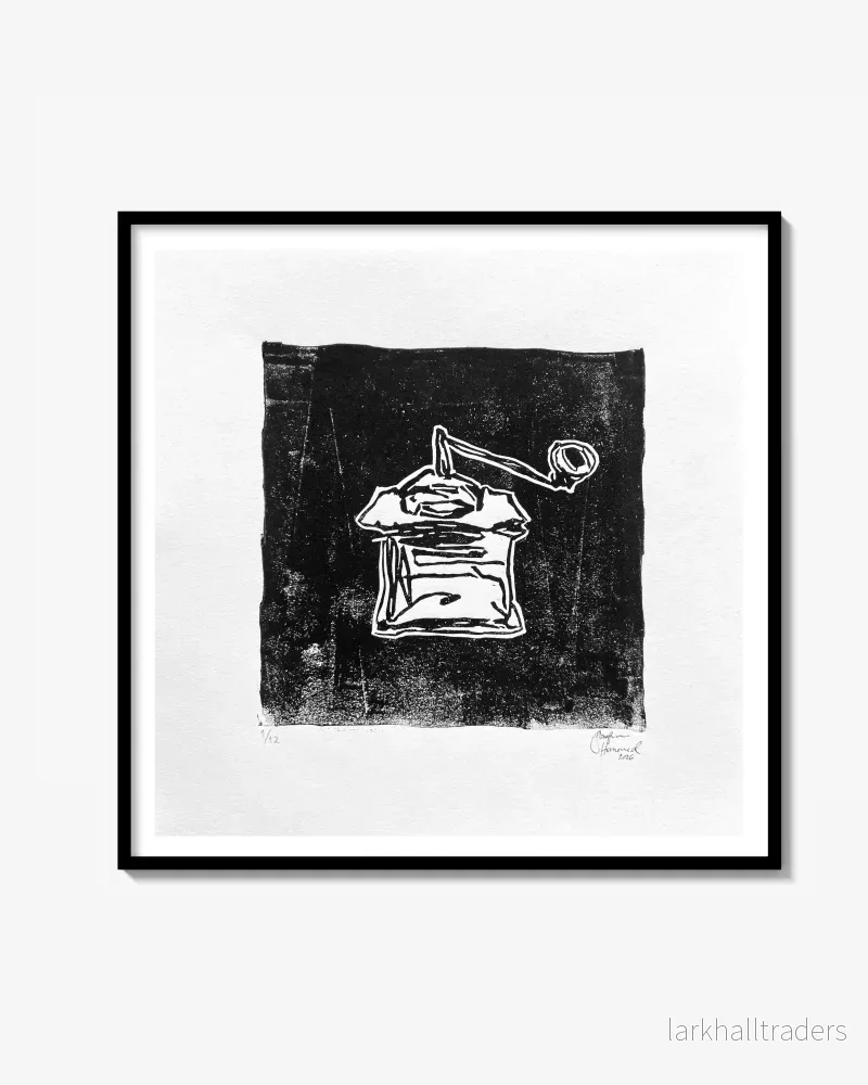 KAFFEKVARN – Linoleum Print KAFFEKVARN – Linoleum Print