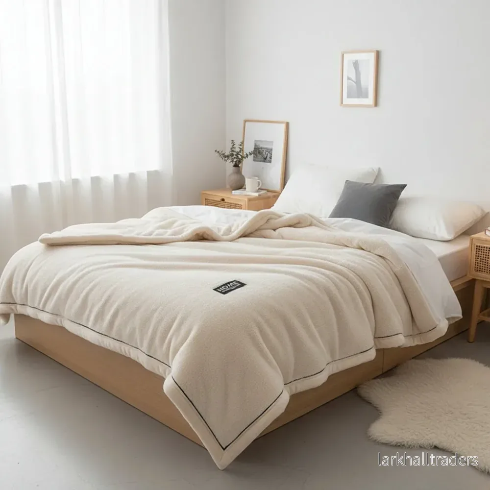 Överkast HEMMET – Elegant textur för ett harmoniskt sovrum (Flera varianter) - Bild 3