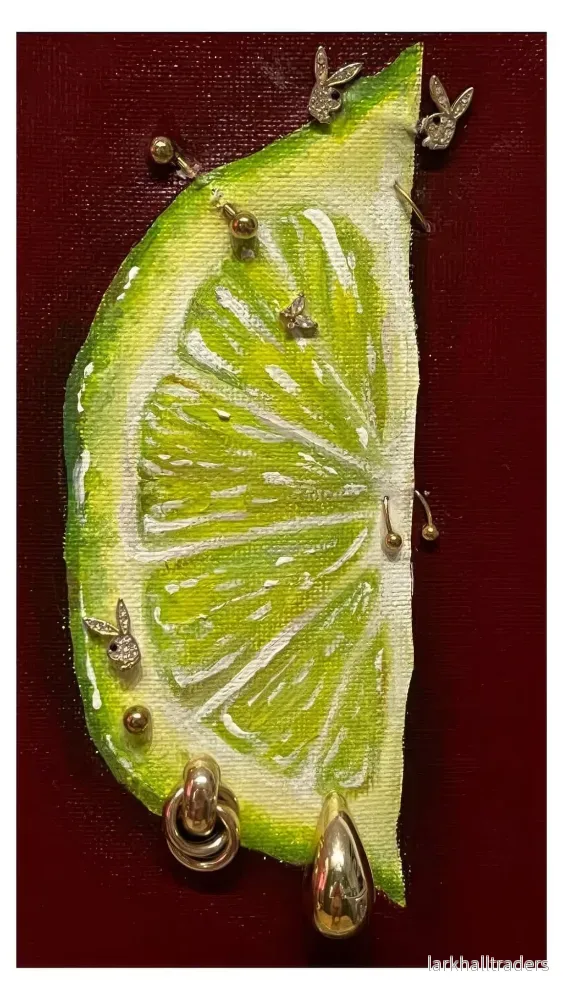 Pierced Lime Print - Bild 3