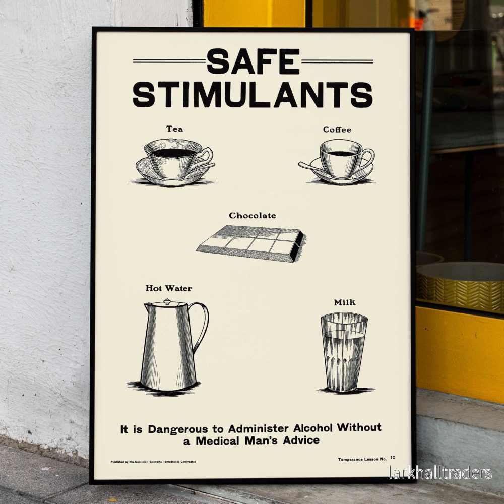 Nykterhetsaffisch Poster