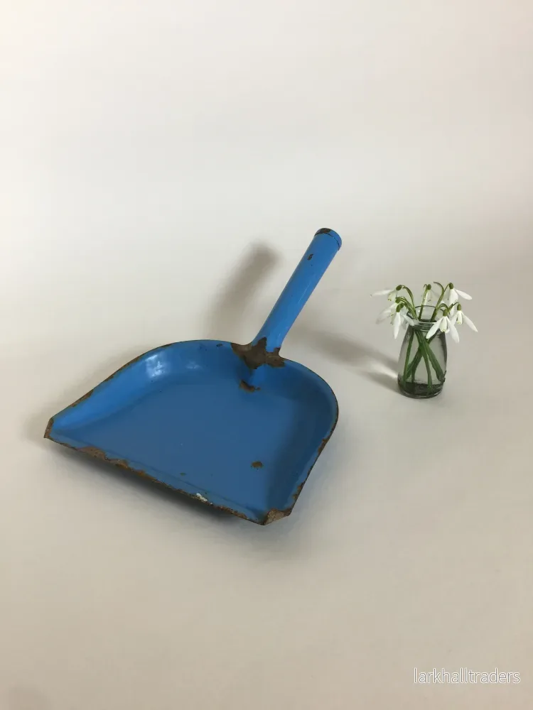 Sopbricka i blå emalj - Bild 3