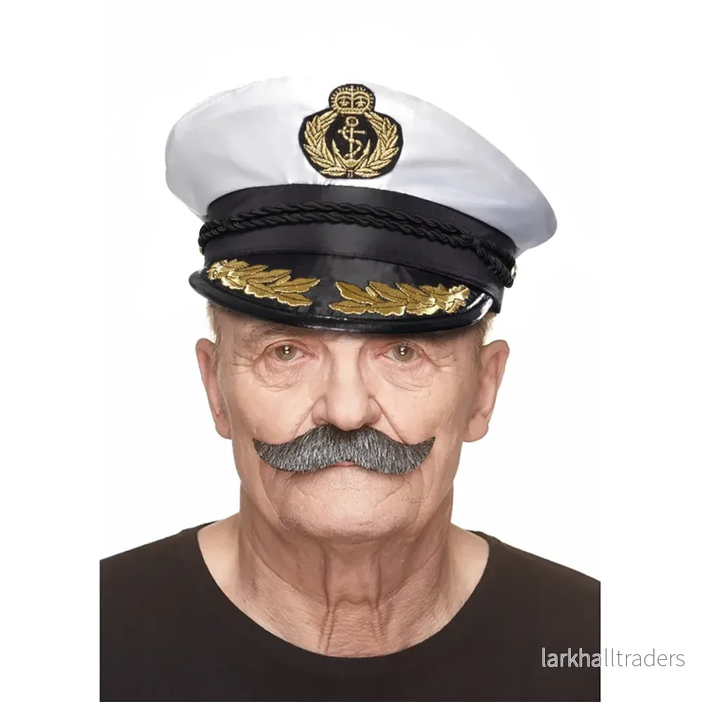 Mustasch, captain svart/vit - Bild 2