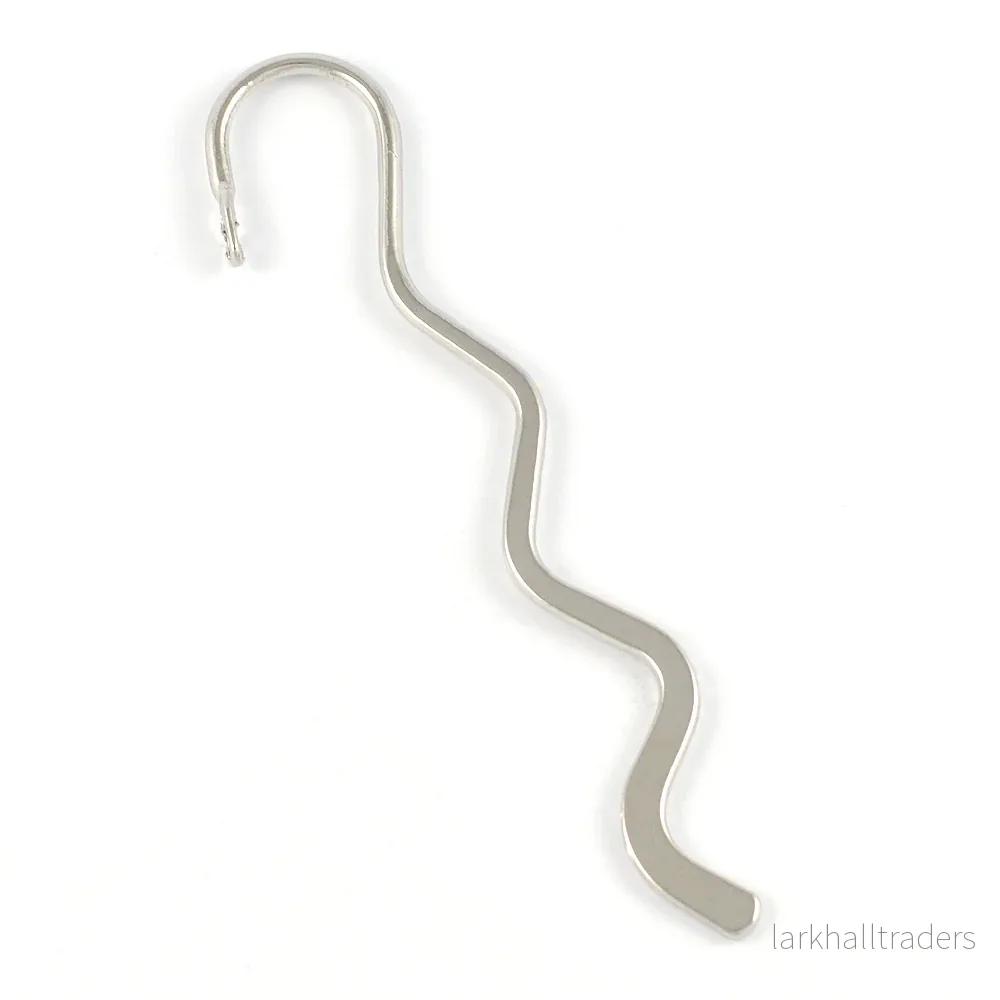 Stilrent bokmärke, vågigt, 84mm Stilrent bokmärke, vågigt, 84mm