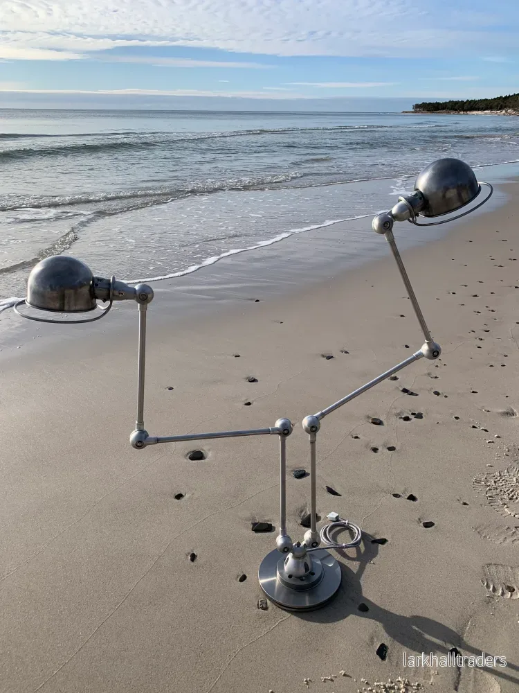 Jieldé dubbel golv/bordslampa med 2 x 3 armar - Bild 3
