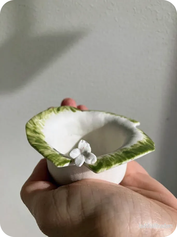 Vit lotus Ljushållare - Bild 3