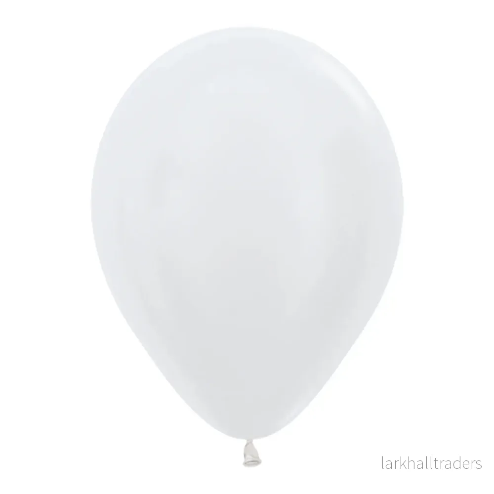 Ballonger, satin vit 10 st - Bild 3