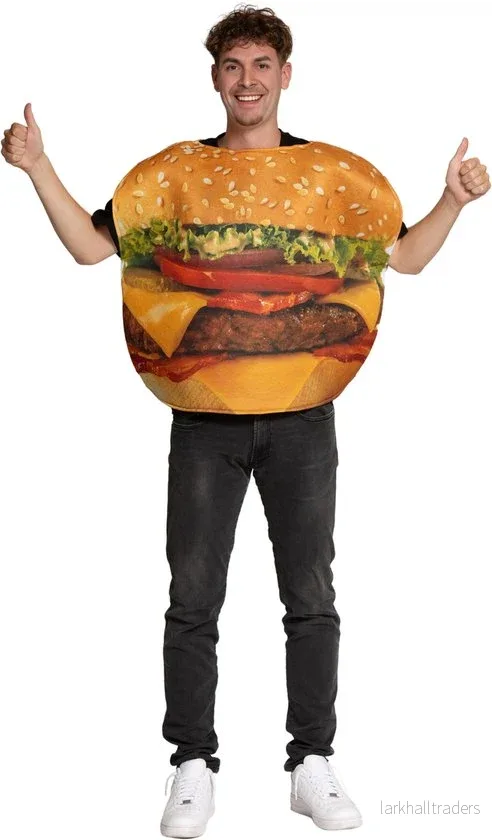 Dräkt, hamburgare one size Dräkt, hamburgare one size
