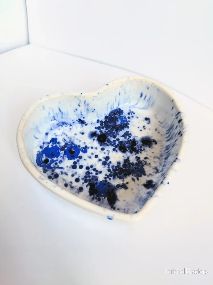 Hjärtaformad skål Blue Heart