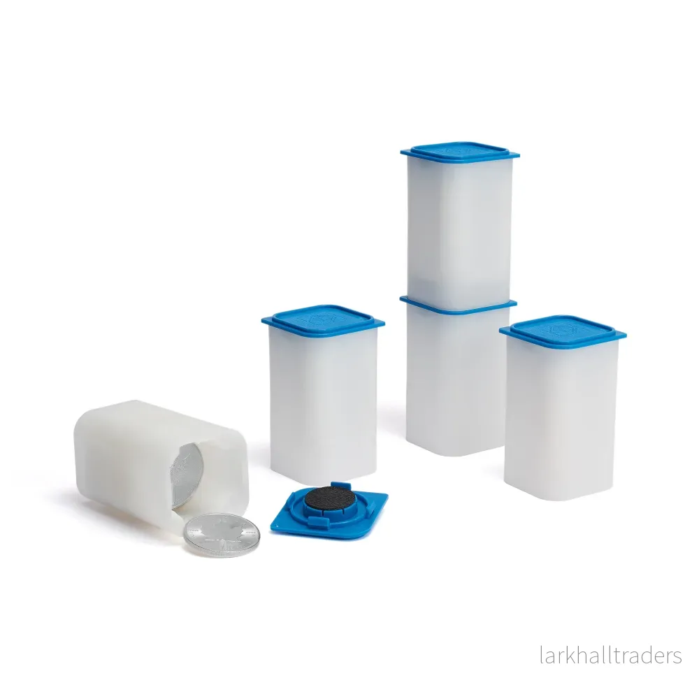 S-qube myntrör för 20 mynt (6-pack)