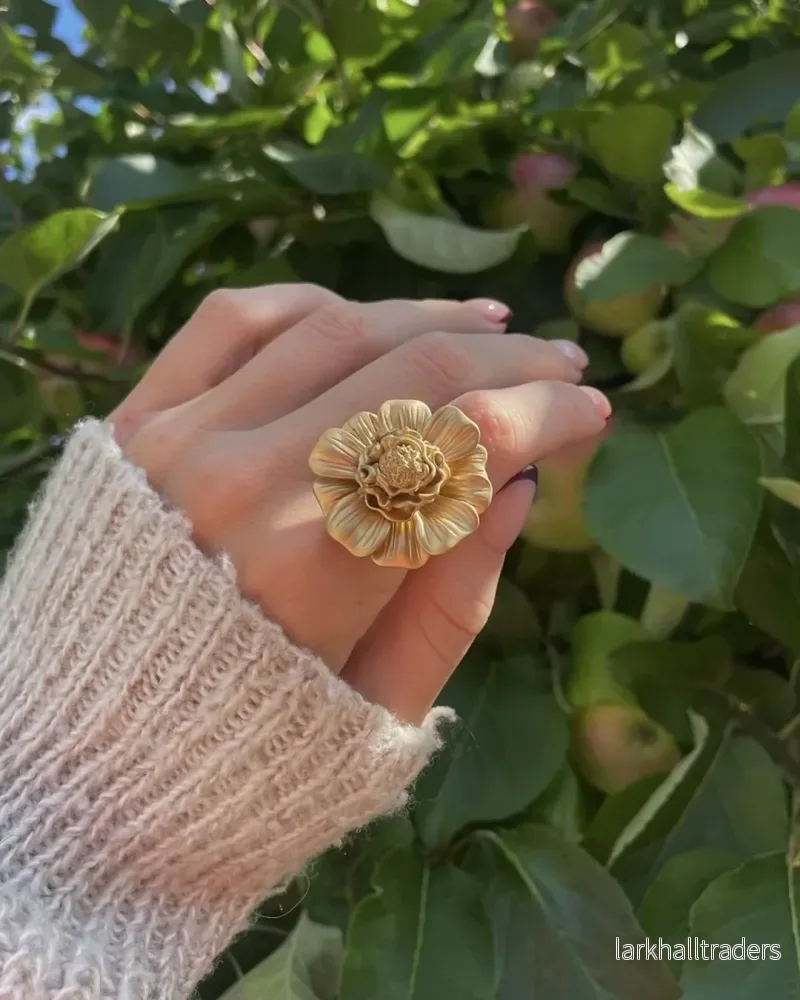 Stål Marigold Ring