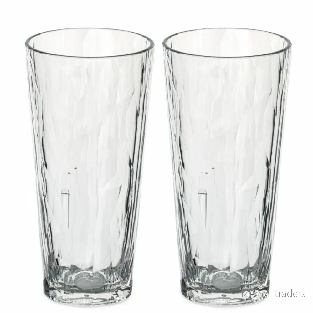 Dricksglas Superglas club no.19 drinkglas plast 25 cl crystal clear 2-pack