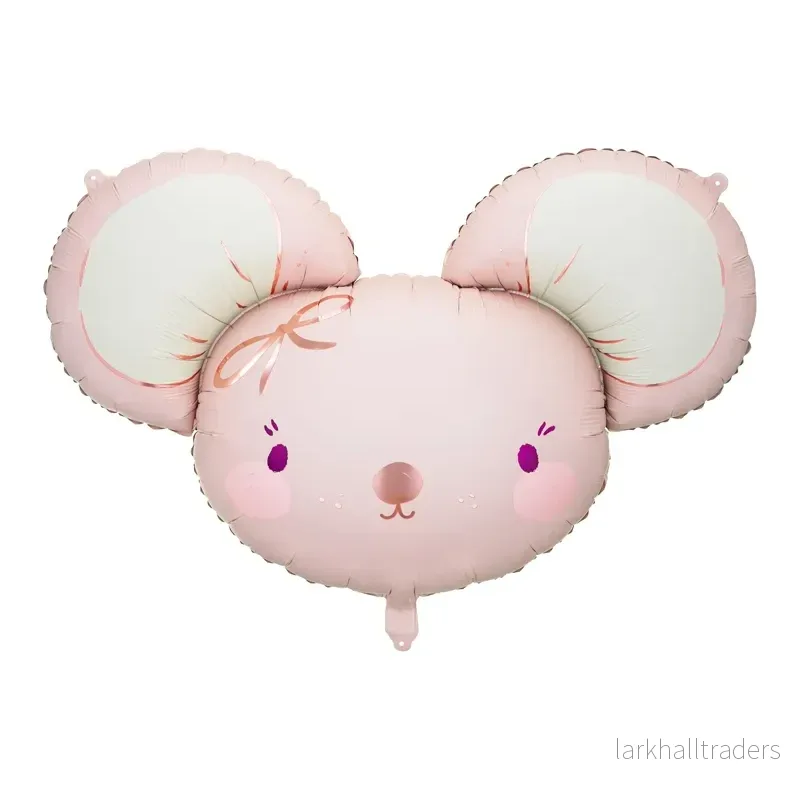 Folieballong, mus ljusrosa 96×64 cm Folieballong, mus ljusrosa 96×64 cm