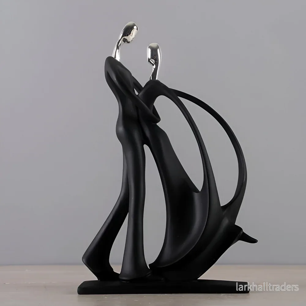 DanceUnity Skulptur – Elegant Dansande Par i Modern Konstharts - Bild 3