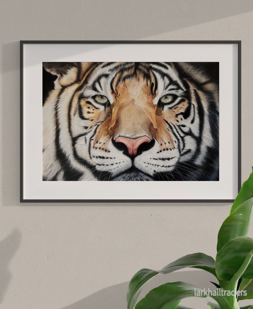 TIger - Signerad och numrerad Fine Art Print (från originalmålning) - Bild 2