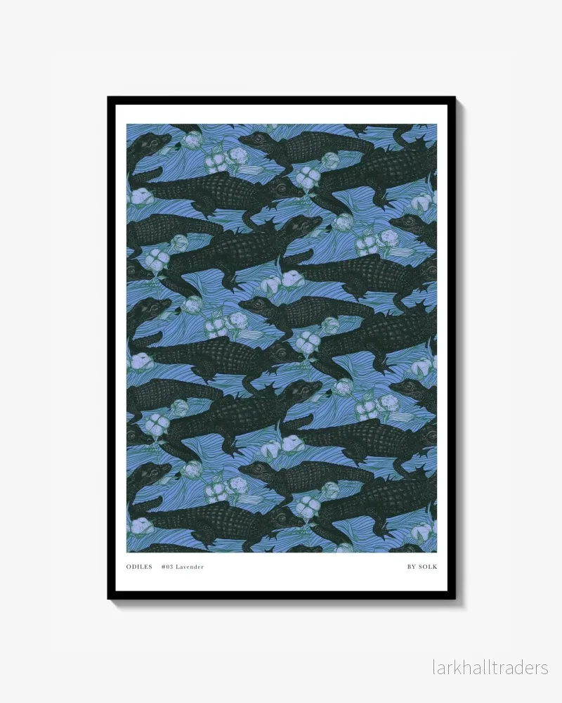 Odiles Lavendar Prints