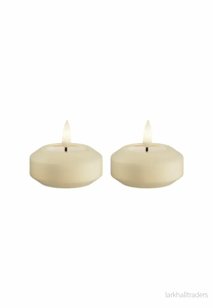 Flytande LED 2-Pack Värmeljus 6,1 cm