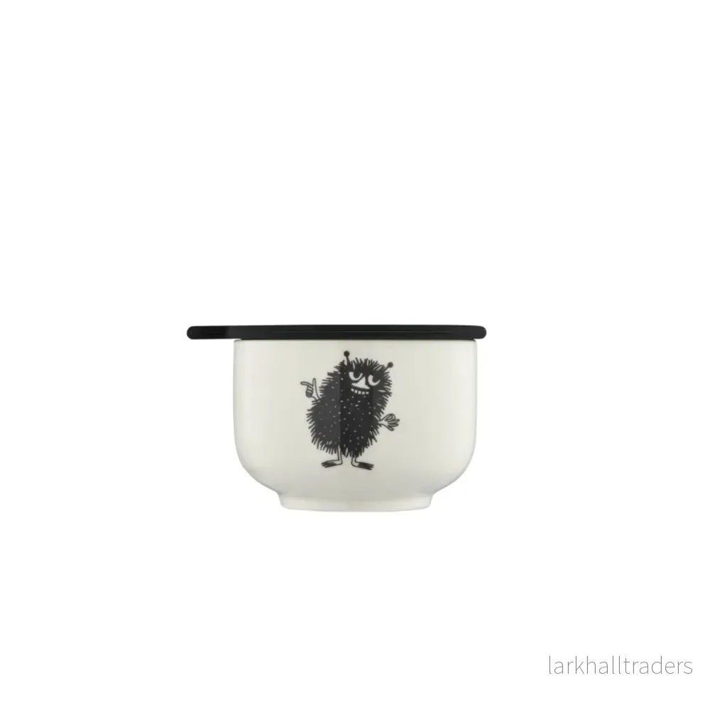 Skål Mumin med lock vit