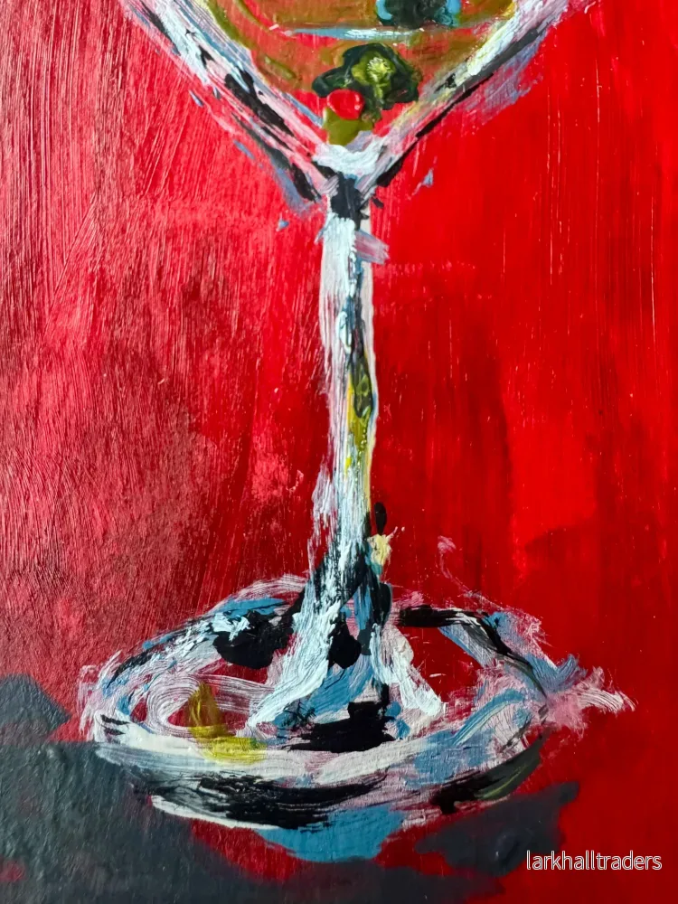 ”Martini Nr 1” - Original målning - Bild 3