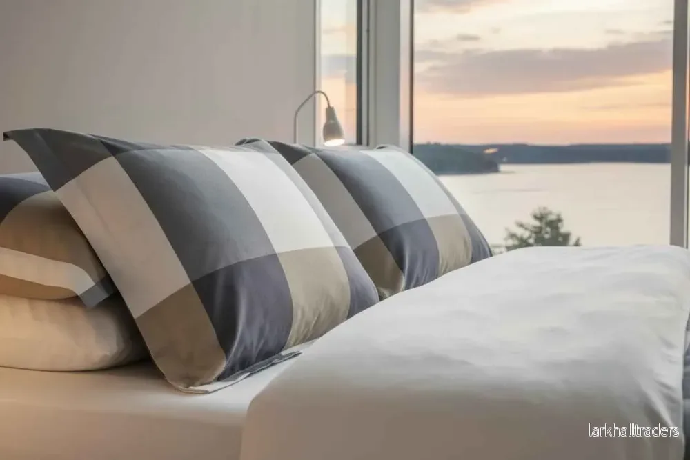 Kuddfodral RIPOSO – Elegant och mjukt kuddfodral i dekorativ design 2-pack (48×74 cm) Kuddfodral RIPOSO – Elegant och mjukt kuddfodral i dekorativ design 2-pack (48×74 cm)