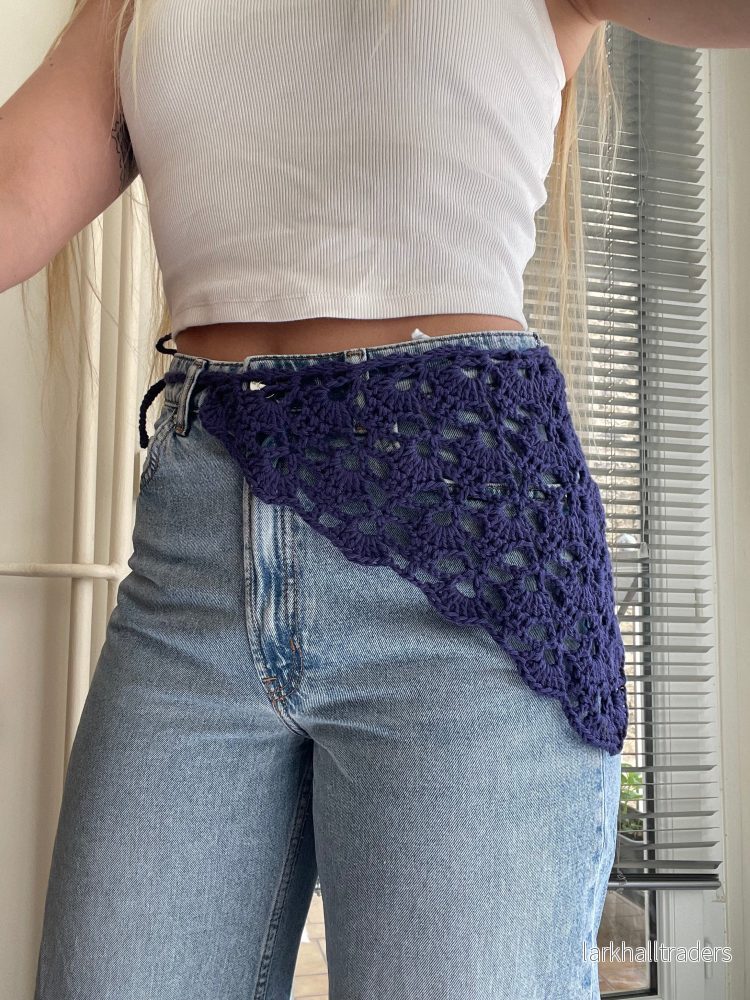 Bandana bälte Blå Bandana bälte Blå