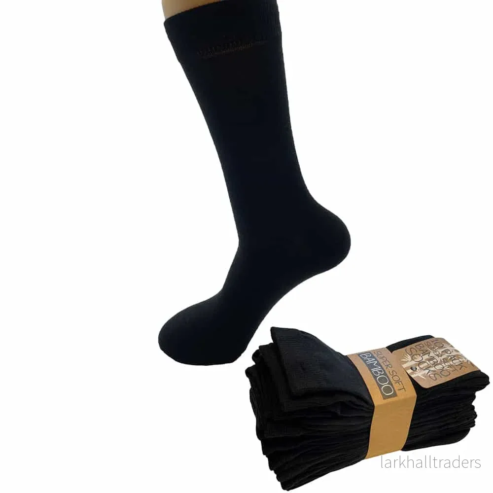 Bambu Strumpor 10 Par (Svart) Bambu Strumpor 10 Par (Svart)