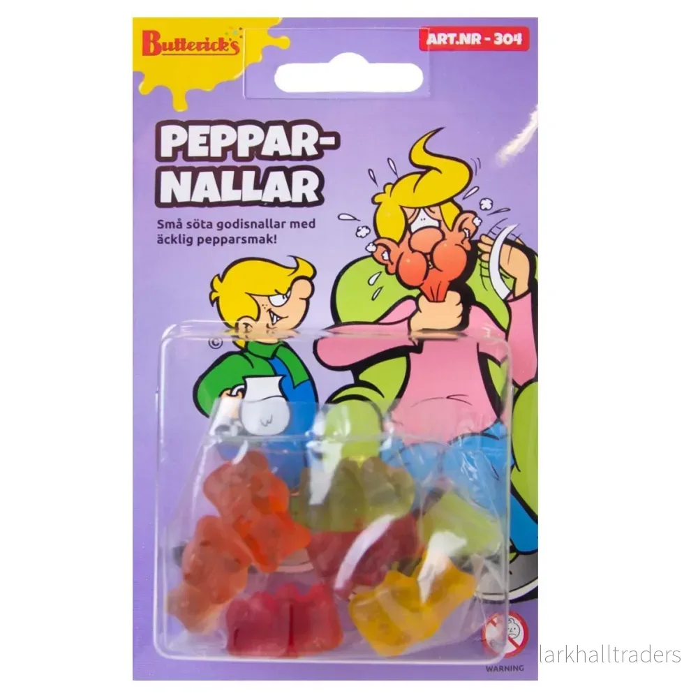 Pepparnallar, 6 st