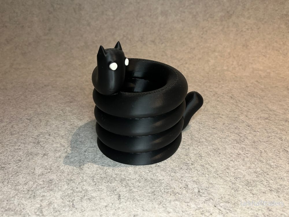 Goth-kattunge pennhållare | Svart gotisk katt - Bild 2