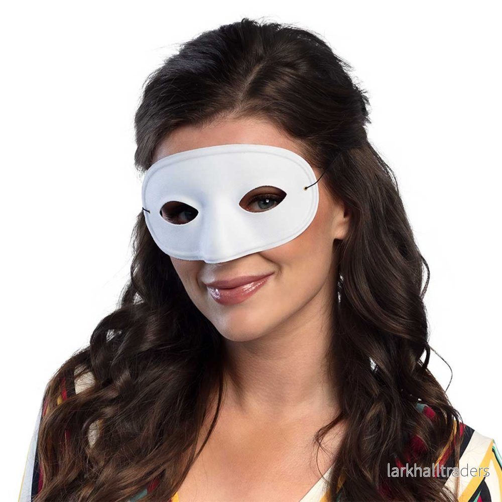 Ögonmask, basic vit - Bild 3
