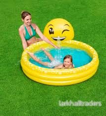 Emoji Barnpool med Fontän från Bestway - Bild 2